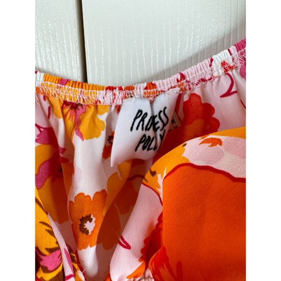 Women's Princess Polly Floral Cropped Top Size 8 - Picture 2 of 8